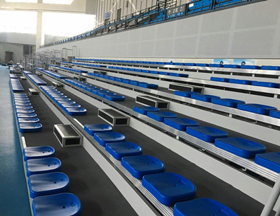 揚中市奧體中心游泳館看臺座椅