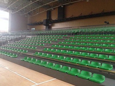 郴州柿竹園礦山固定看臺+伸縮看臺