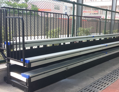 深圳坪山田心社區(qū)籃球場看臺