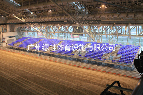 2014南京青奧會馬術館比賽看臺裝完畢