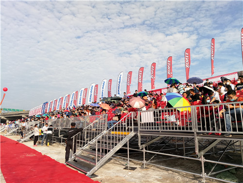 日本D1GP漂移大賽綠蛙看臺閃耀助威東莞賽場