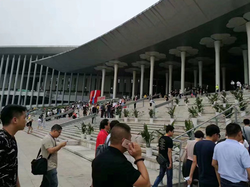 綠蛙看臺(tái)亮相2017年第35屆上海體博會(huì)