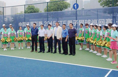 綠蛙看臺助力2015年ITF男子網球巡回賽