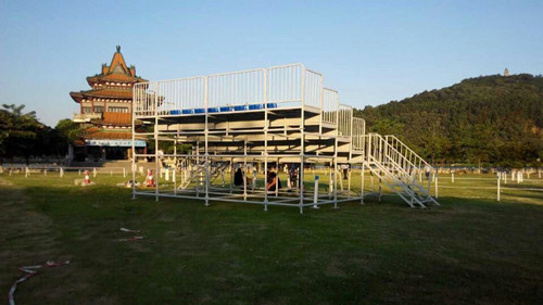 綠蛙看臺(tái)亮相順德順?lè)迳焦珗@中法文化節(jié)