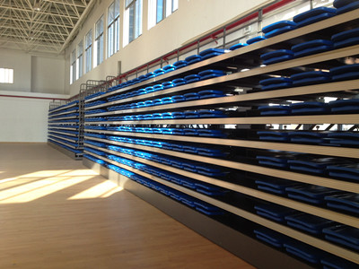 廈門蔡塘學校電動伸縮看臺