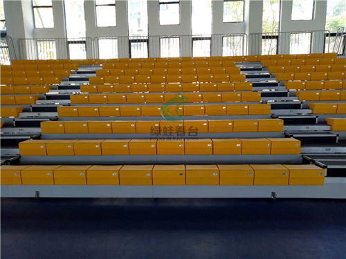 江西九江武寧二中綠蛙伸縮看臺(tái)