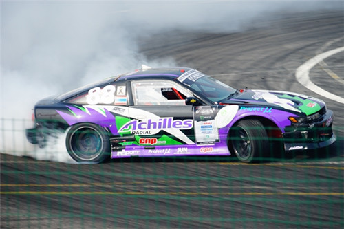 日本D1GP漂移大賽綠蛙看臺閃耀助威東莞賽場