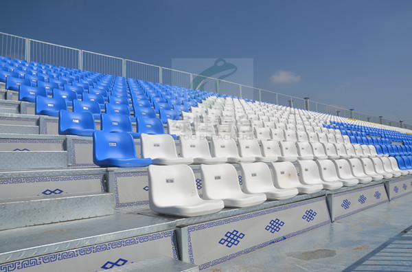 綠蛙可拆卸拼裝看臺-中靠背中空吹塑