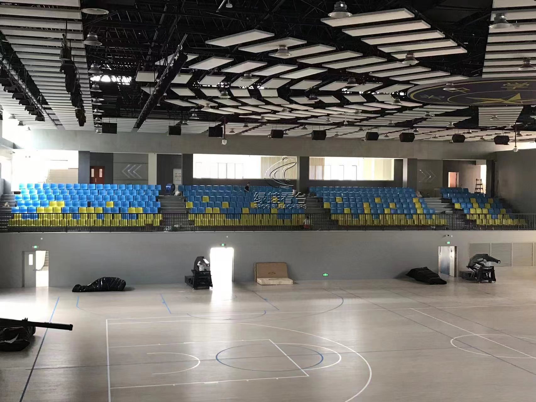 廣州真光中學體育館看臺座椅