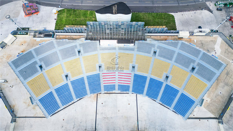 青島啤酒節(jié)看臺座椅布置