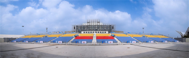 青島啤酒節(jié)看臺座椅布置