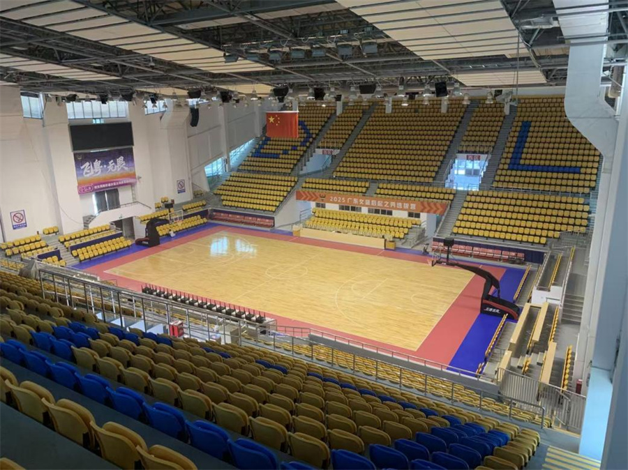 大朗體育館升級版亮相全過程，看臺(tái)藏著一個(gè)“大彩蛋”